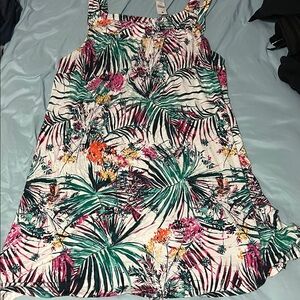 Tropical Print Dress